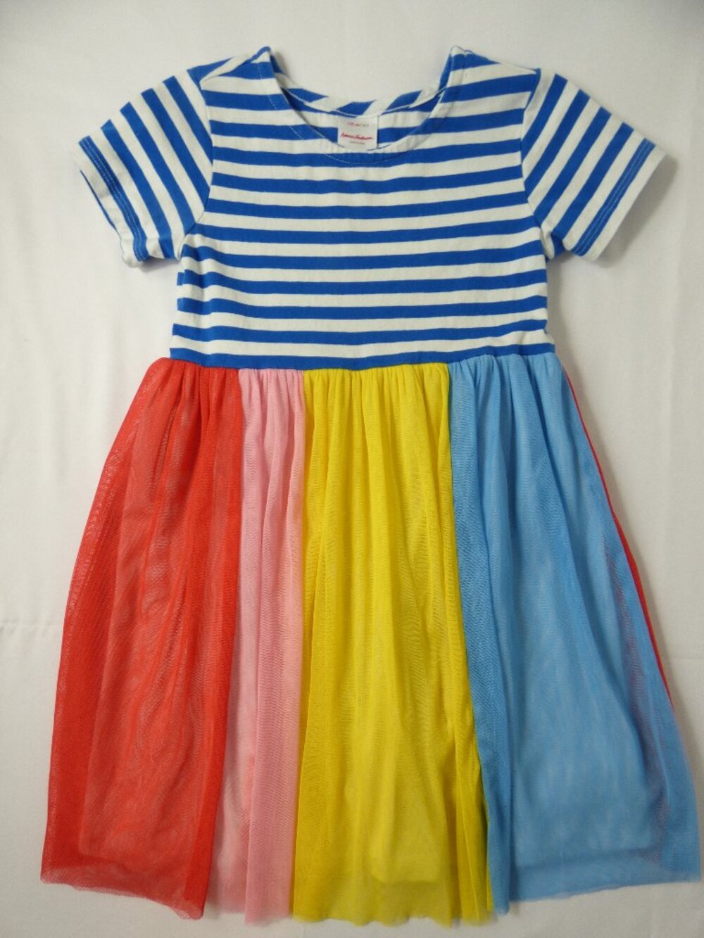 Hanna Andersson Rainbow Tulle Skirt Dress, Size 5 Years